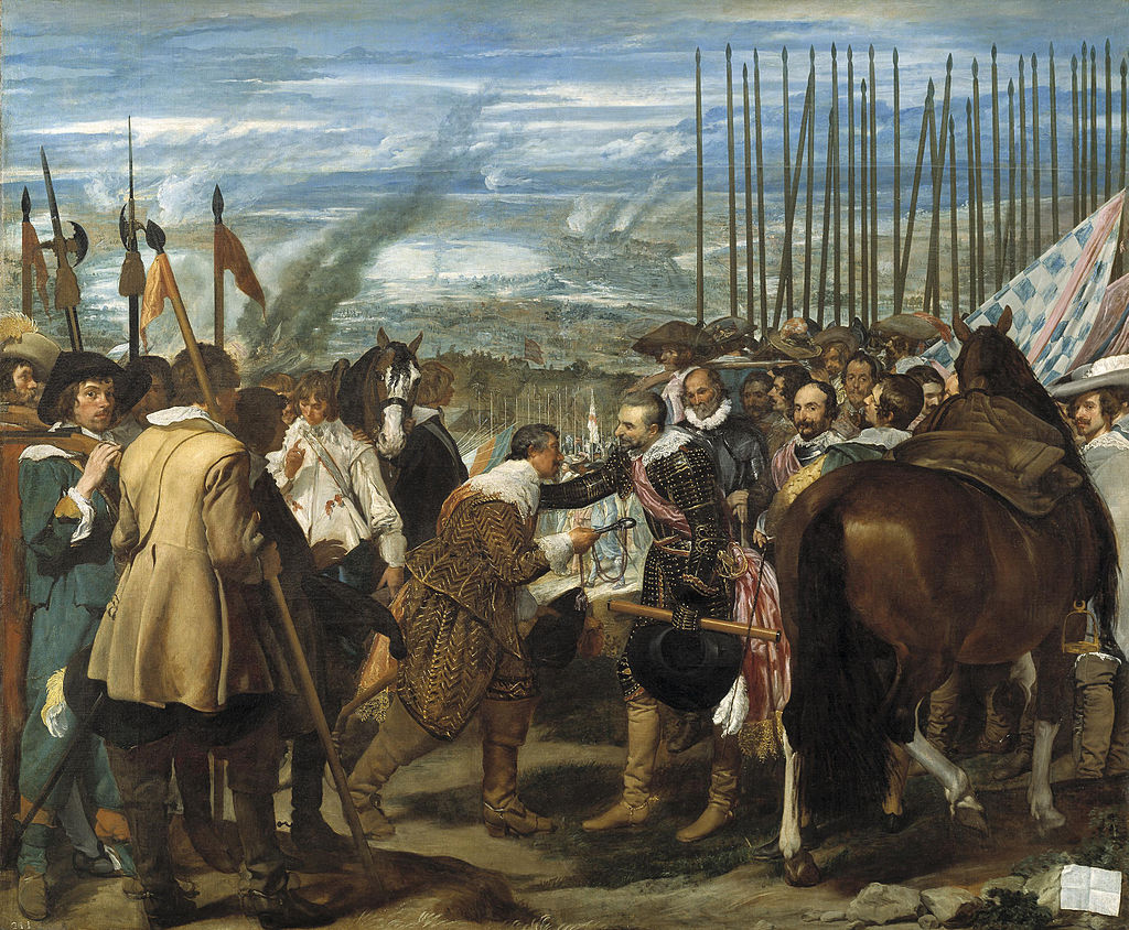 Velazquez, La reddition de Breda, 1634-1635, Musée du Prado. (Source : Wikipedia)