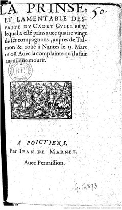 Page de titre de l'anonyme publié chez Jean de Marnef (source : Gallica)