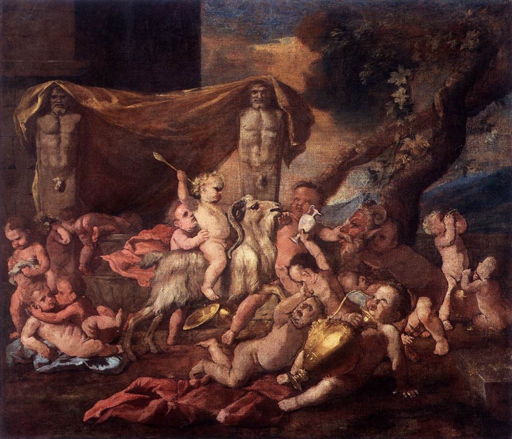 Nicolas POUSSIN, Baccanale de putti, 1626, Galleria Nazionale d'Arte Antica, Rome (WGA)