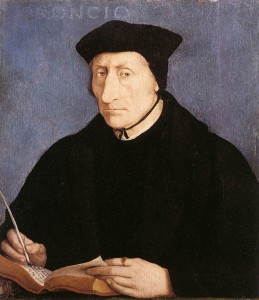 Jean CLOUET, "Guillaume Budé", (vers 1536), New York, Metropolitan Museum of Art (source : WGA).
