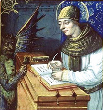 Image du démon Titivillus, XIVe siècle.