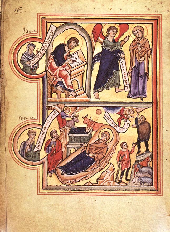 Miniaturiste allemand, Livre de prières de sainte Elisabeth de Hongrie, Museo Archeologico Nazionale, Cividale, c. 1220 (source : wga)