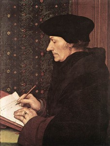 Hans Holbein le jeune, "Erasme", (1523), Paris, Musée du Louvre, (WGA)