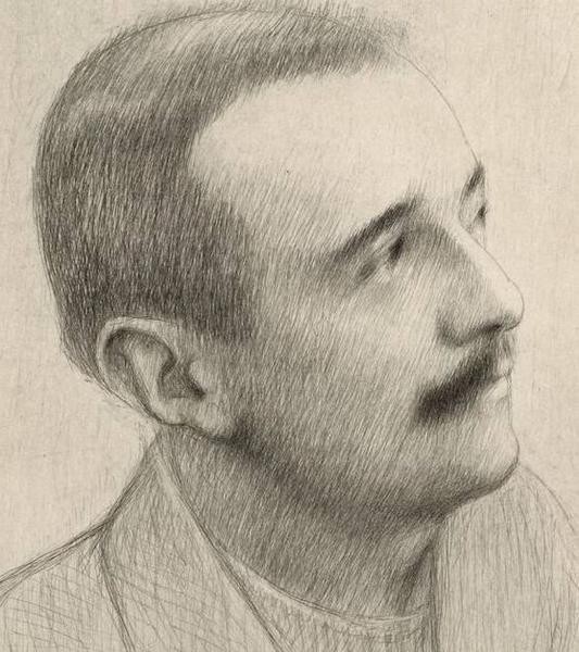 Georges GORVEL, "Portrait de Charles Bordes", © Hors-Texte Revue Musicale Veme année N°10 - 1er août 1924