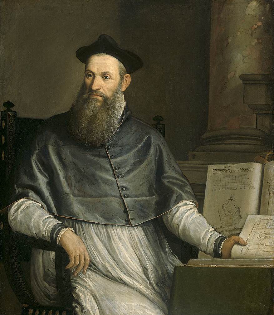 VERONESE, Paolo Daniele Barbaro 1561-65 Oil on canvas, 121 x 106 cm Rijksmuseum, Amsterdam (source WGA)