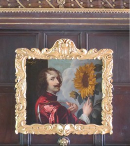 d'après  Sir Anthony van Dyck, Autoportrait avec un tournesol, (circa 1675-7), Ham House © National Trust images