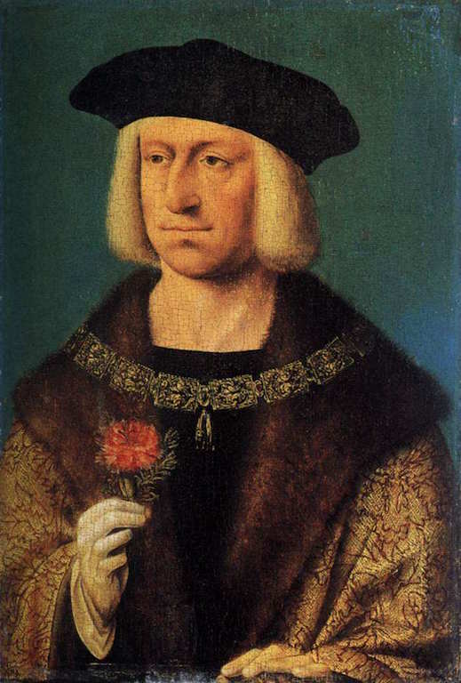 Anonyme flamand, Portrait de Maximilian I c. 1510 Huile, Rijksmuseum, Amsterdam