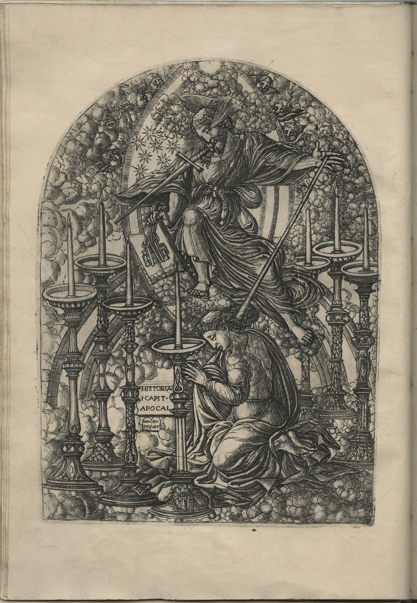 Jean Duvet, 2, Saint Jean en l’isle de Patmos…, 1546-1556, burin, 30,1x21,4. Musées de Langres, photographie de Valérie Auclair.