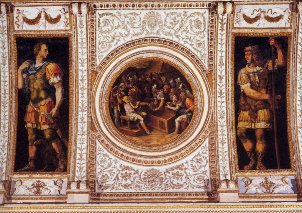 L'empereur Alexandre, Guili Romano, Fresque, Mantoue (WGA)