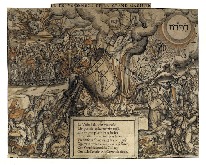 Le renversement de la grande marmite, Paris, BNF, Estampes, Qb1 (1585)