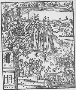 Illustration de Sénèque, Decem tragediae, Paris, Joannis Mercatoris, 1511, source : Gallica, BNF