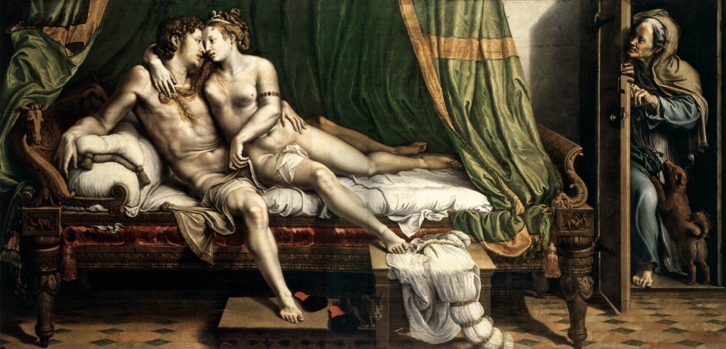  Giulio Romano, "Les amants" (c. 1525), Musée de l'Hermitage (WGA)