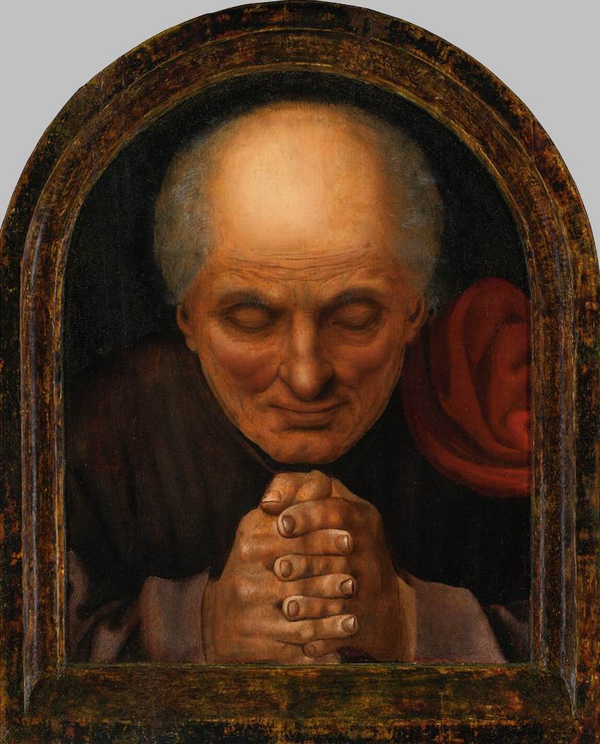  Jan Massys, "Moine en prière", vers 1530, huile sur bois, collection privée (WGA).