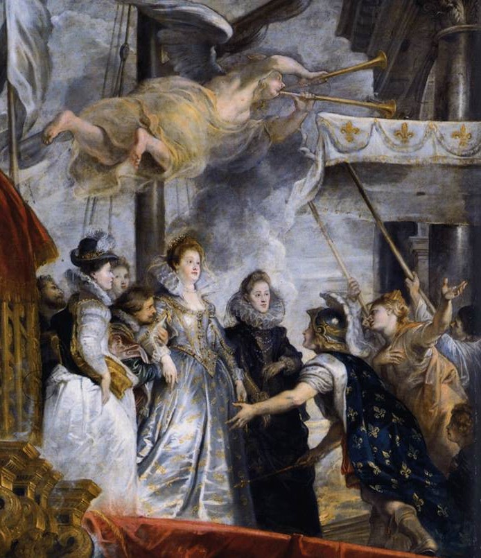 Détail de Pierre-Paul Rubens, Le Débarquement de la reine à Marseille, le 3 novembre 1600