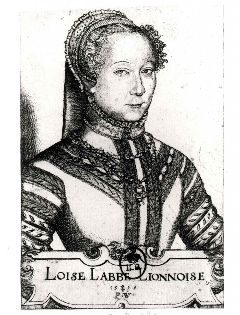 Pierre Woeiriot, Louise Labé, 1555 (source : wiki)