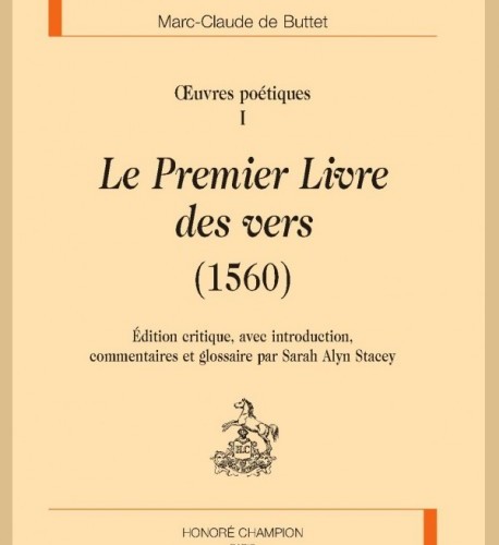 Marc-Claude de Buttet, Oeuvres poétiques (3 vol.)