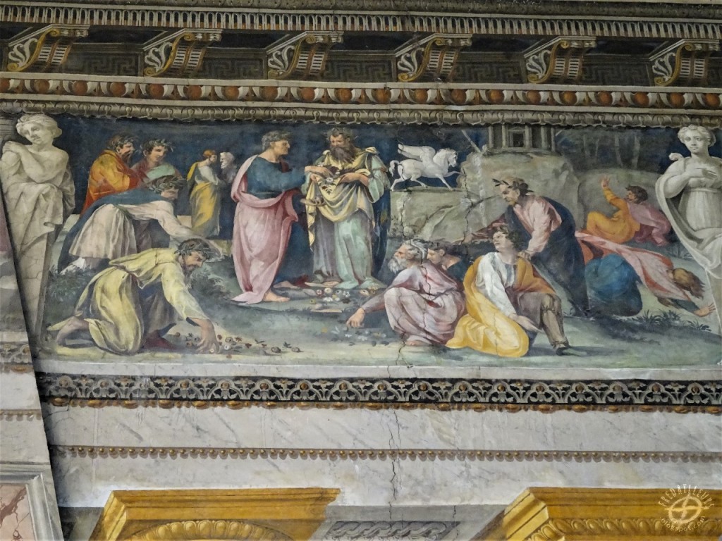 Baldassare Peruzzi, fresque de la salle des Perspectives, Villa Farnesina, Rome