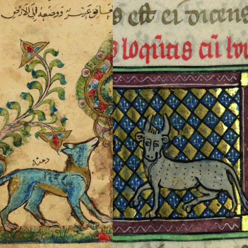 Entre Orient et Occident : voyages iconographiques des fables animalières de Kalila et Dimna