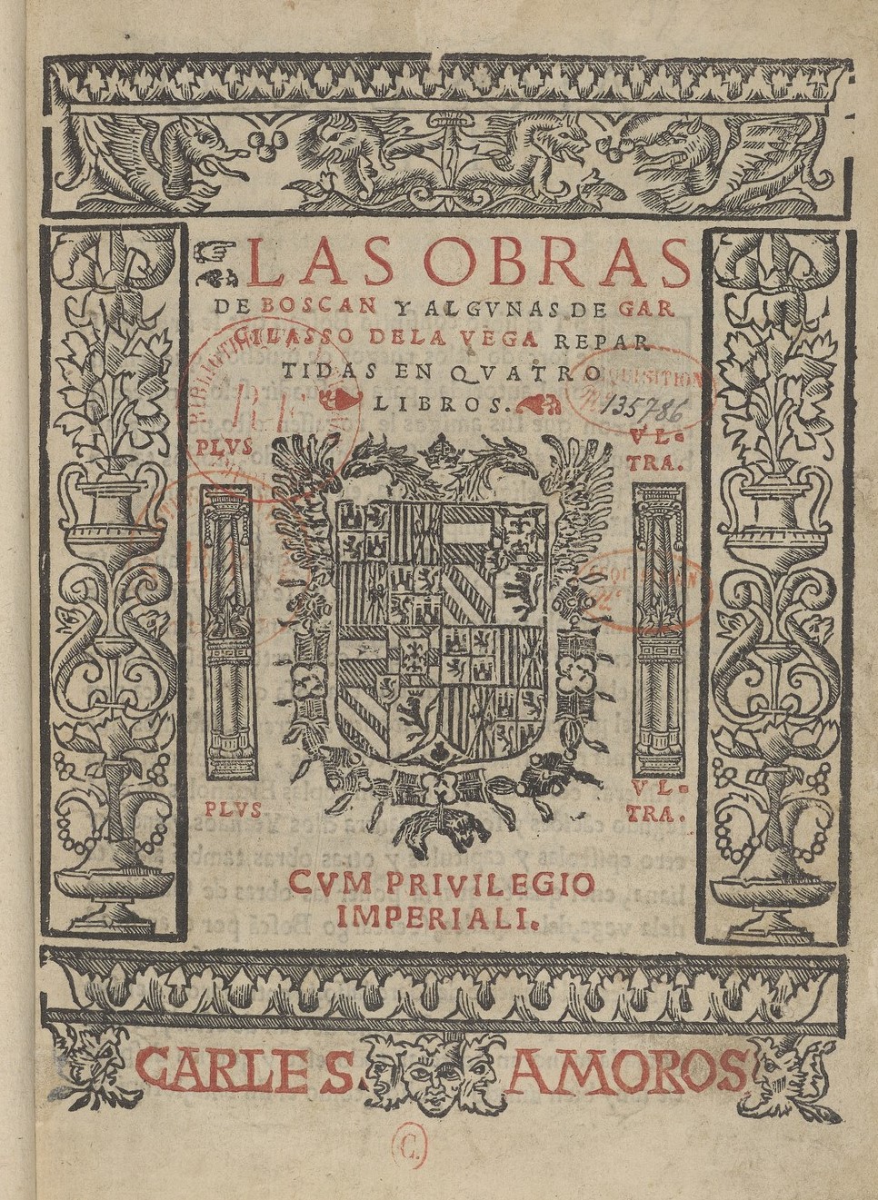 Las obras de Boscan 1543 (source : Gallica)
