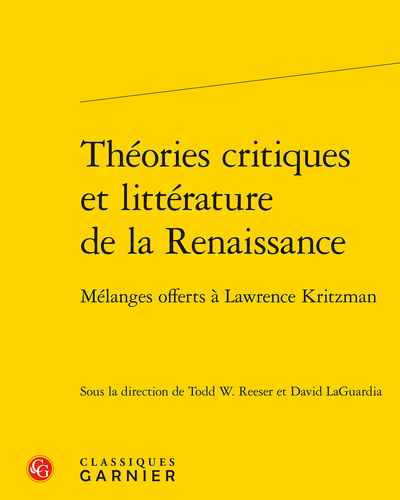 Théories critiques et littérature de la Renaissance