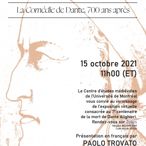 Vernissage de l'exposition virtuelle consacrée à Dante Alighieri