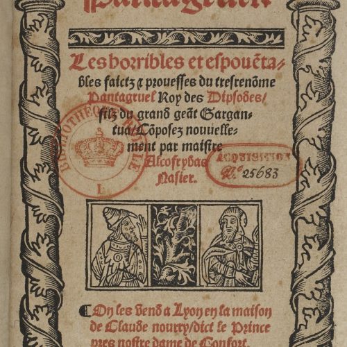 Elie Génin - Les Prosopopées dans Pantagruel